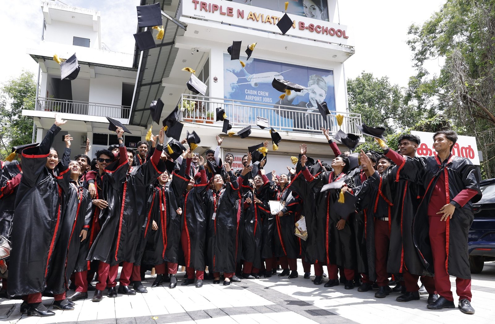 Triple N Aviation B School Students Convocation