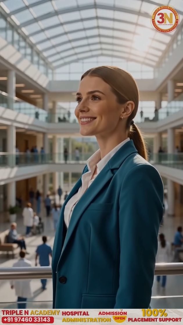 Triple N Academy Instagram reel — Diploma in Hospital Administration